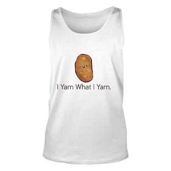 Funny I Yam What I Yam For Men Women Unisex Tank Top - Thegiftio