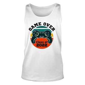 Game Over Classic Video Game Graduation Class Of 2022 Grad Unisex Tank Top | Mazezy UK
