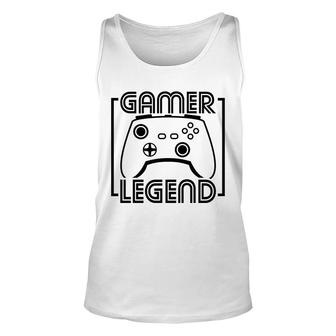 Gamer Legend Video Game Lover Great Unisex Tank Top - Thegiftio UK