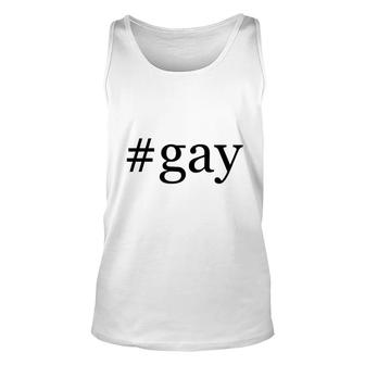 gay Simple Gift For Lgbt Unisex Tank Top | Mazezy