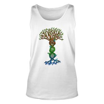 Genetics Tree Genetic Counselor Or Medical Specialist Unisex Tank Top | Mazezy