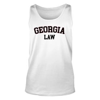 Georgia Law, Georgia Bar Graduate Lawyer College Pullover Tank Top | Mazezy