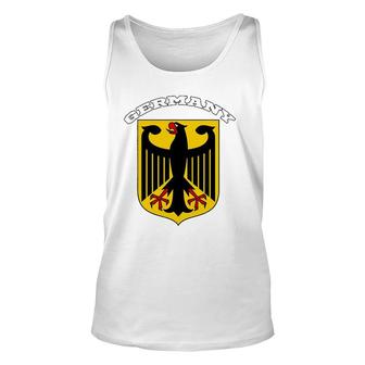 Germany Coat Of Arms Tee Flag Souvenir Berlin Unisex Tank Top | Mazezy