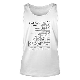 Grand Canyon Rocks Geology And Rocks Of Grand Canyon Unisex Tank Top | Mazezy DE