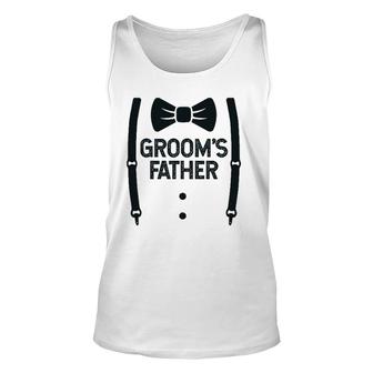 Groom's Father Wedding Costume Father Of The Groom Unisex Tank Top | Mazezy