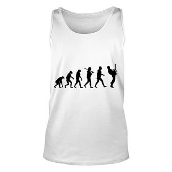 Guitar Player Evolution Funny Musician Unisex Tank Top | Mazezy