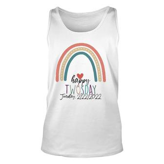 Happy Twosday 2022 February 2Nd 2022 - 2-22-22 Ver2 Unisex Tank Top | Mazezy