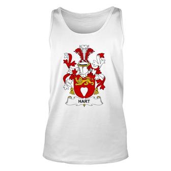 Hart Coat Of Arms - Family Crest Unisex Tank Top | Mazezy CA