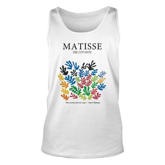 Henri Matisse Cut Outs Artwork Unisex Tank Top | Mazezy