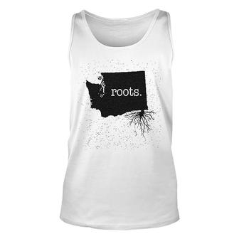 Home Roots State Washington Unisex Tank Top | Mazezy