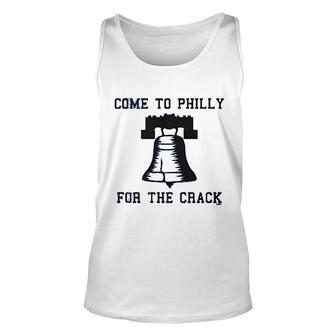 Hoodteez Come To Philly For The Crack Unisex Tank Top | Mazezy