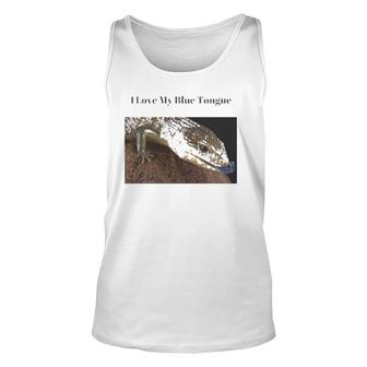 I Love My Blue Tongue Skink Unisex Tank Top | Mazezy