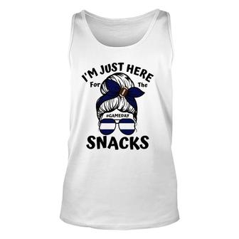 I'm Just Here For The Snacks For Women Football Gameday Fans Tank Top | Mazezy