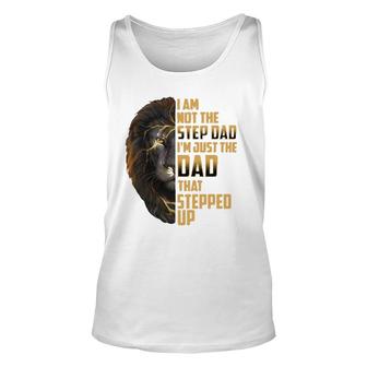 Mens I'm Not The Stepdad I'm The Dad That Stepped Up Father's Day Tank Top | Mazezy