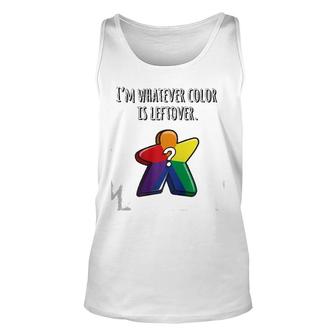 I'm Whatever Color Meeple Board Games Unisex Tank Top | Mazezy