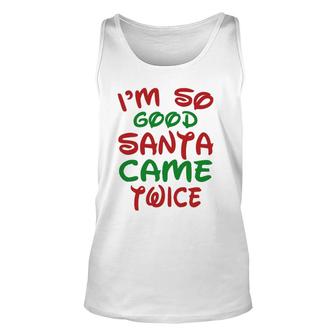 Inappropriate Christmas S Funny Xmas Party Gift Tee Unisex Tank Top | Mazezy