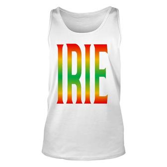 Irie Tees And Tops Rasta And Hippies Apparel Unisex Tank Top | Mazezy