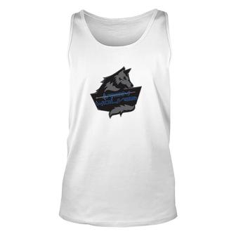 Iron Wolves Org Wolves Lover Unisex Tank Top | Mazezy