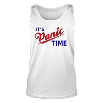 It's Panic Time Retro Cool Panic Remain Calm School Strike For Climate Tank Top | Mazezy