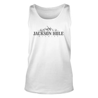 Jackson Hole Wyoming Mountains Pride Gift Unisex Tank Top | Mazezy