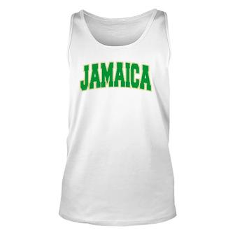 Jamaica Flag National Country Caribbean Vacation Souvenir Unisex Tank Top | Mazezy