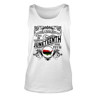 Juneteenth Celebrate Freedom Men Women Gift Unisex Tank Top | Mazezy