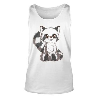 Kawaii Raccoon Cute Trash Panda Animal Garbage Unisex Tank Top | Mazezy
