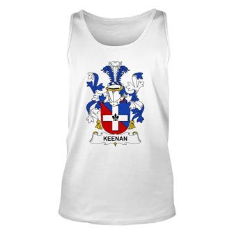 Keenan Coat Of Arms - Family Crest Unisex Tank Top | Mazezy AU
