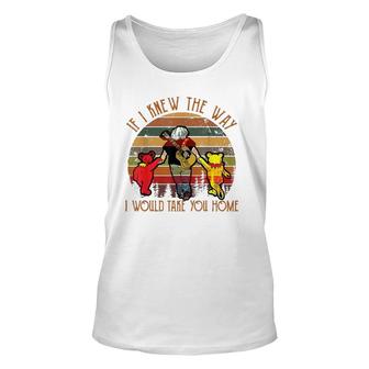 Mens If I Knew The Way I Would Take You Home Vintage Father's Day Tank Top | Mazezy