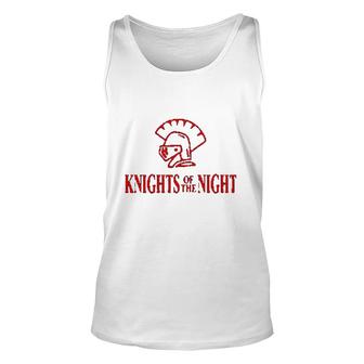 Knights Of The Night Funny Halloween Costume Unisex Plus Red Beanie Unisex Tank Top - Seseable