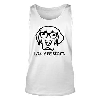 Lab Assistant Labrador Lover Gift Labrador Retriever Dog Unisex Tank Top | Mazezy