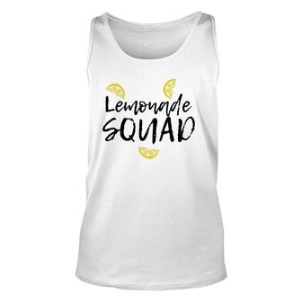 Lemonade Squad Summer Beach Mix Drink Lovers Unisex Tank Top | Mazezy