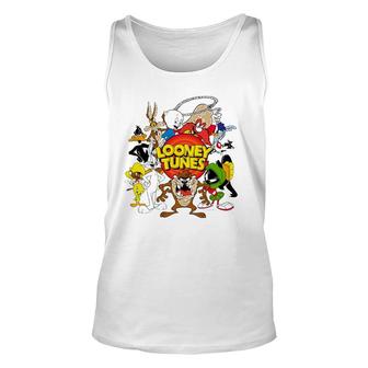 Looney Toons Character Group Bugs Rabbit Unisex Tank Top | Mazezy