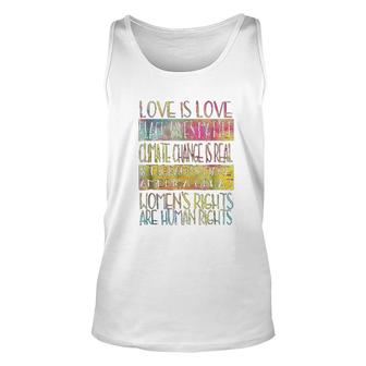 Love Is Love Equality Unisex Tank Top | Mazezy