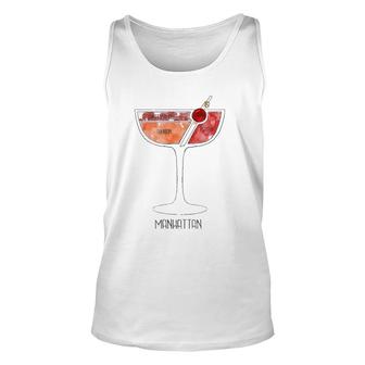 Manhattan Cocktail Partysummer Bartender Pool Unisex Tank Top | Mazezy