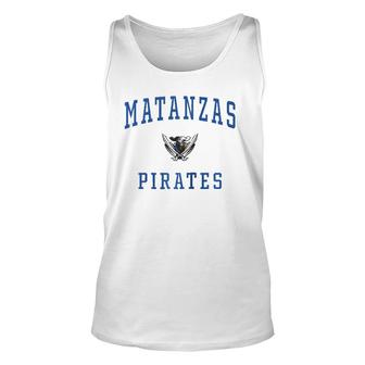 Matanzas High School Pirates Raglan Baseball Tee Unisex Tank Top | Mazezy