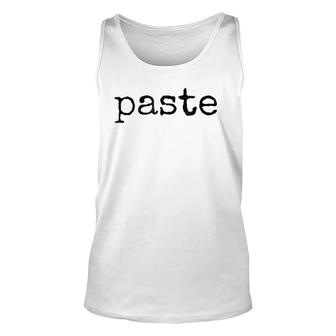 Matching Copy Paste Ctrl V Father's Mother's Day Unisex Tank Top | Mazezy