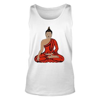 Meditation Young Buddha Retro Tee Yoga Buddhist Unisex Tank Top | Mazezy