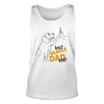 Mens Best Beagle Dad Ever Beagle For Men Beagle Daddy Unisex Tank Top | Mazezy