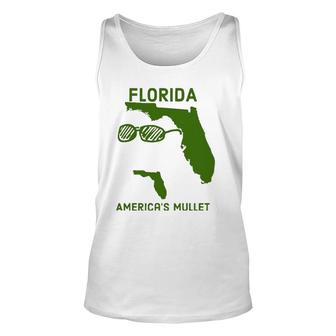 Mens Florida America's Mullet Funny Florida Unisex Tank Top | Mazezy