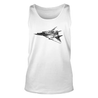 Military's Jet Fighters Aircraft Plane F14 Tomcat Unisex Tank Top | Mazezy