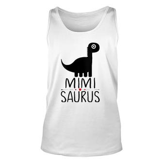 Womens Mimi Saurus Dinosaur Matching Dino Pajama For Women V-Neck Tank Top | Mazezy