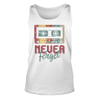 Mixtape Cassettes Retro Vintage Music Cassette 90S 80S Tape Unisex Tank Top - Thegiftio UK