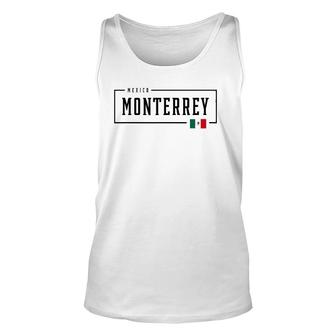 Monterrey City State Mexico Mexican Country Flag Unisex Tank Top | Mazezy