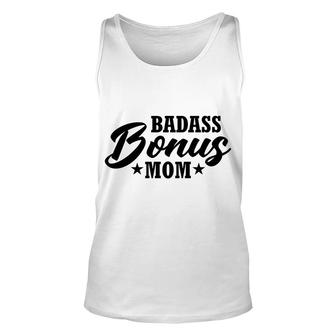 Mother S Day Gift To Badass Bonus Mom Unisex Tank Top - Thegiftio UK