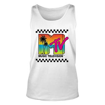 Music Television Sunset Unisex Tank Top | Mazezy