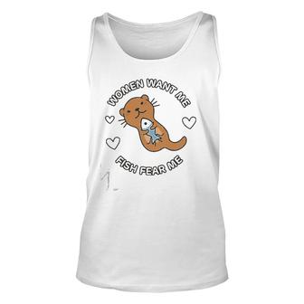 My Dad Likes Fishing Unisex Tank Top | Mazezy