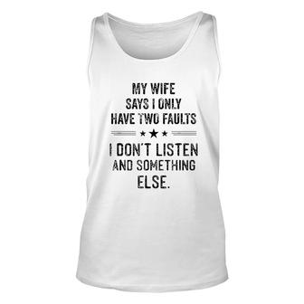 My Wife Gift For Men Funny Husband Gifts Unisex Tank Top | Mazezy