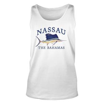 Nassau The Bahamas Sailfish Lover Gift Unisex Tank Top | Mazezy