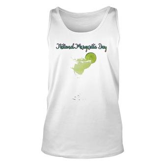 National Margarita Day Cocktail Lover Gift Unisex Tank Top | Mazezy